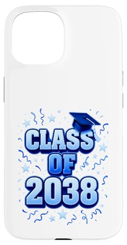 Classe of 2038 Graduation Future Boy Preschool Senior School Coque pour iPhone 15
