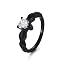 A04.1 Pcs Heart Ring for Women-Custom Black