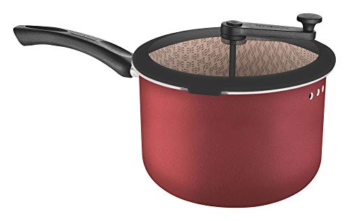 Pipoqueira de Alumínio com Revestimento Interno de Antiaderente Dimetro 22Cm, Tramontina, 20536722, Vermelho, Medio