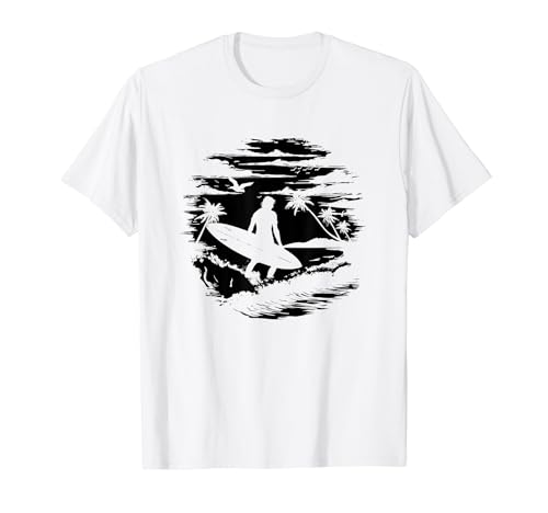 Surfing Guy Surfboard T-Shirt