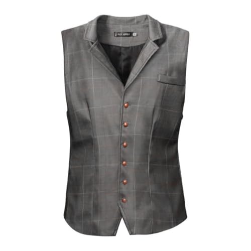 Gilet en tweed à chevrons pour homme style smoking chic - 2