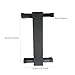 Menolana Steel Calf Raise Bar Fitness Equipment Versatile Non Slip Supplies Calf Raise Platform Machine for Workout Squat Sports, Black