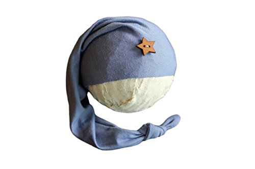 AMOS and SAWYER Knotted Sleeping Hat, Newborn Photography Prop
