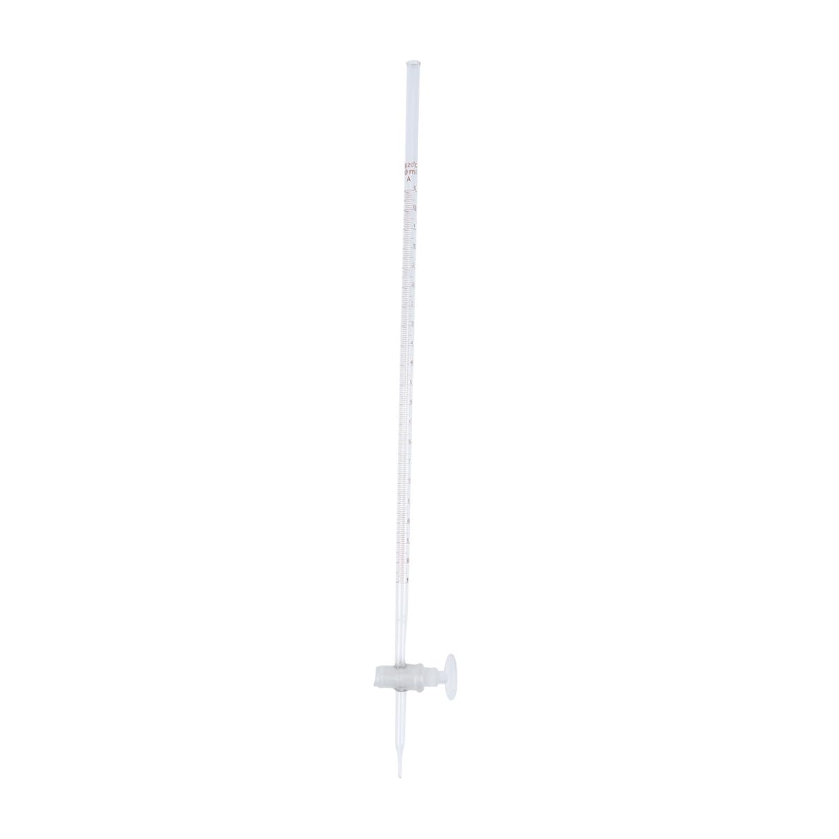 COLLBATH Burette de laboratoire chimique en verre borosilicate - Idéal pour la titration acide Équipé d'un robinet d'arrêt - Convient aux classes scolaires et aux expériences scientifiques