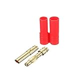 WHAMVOX バナナプラグ 銅製 メッキ コネクタ メス プラグ付き 保護シェル対応 用 バッテリー モーター接続 ブラシレスモーター 接続 電動調整 モデル飛行機用