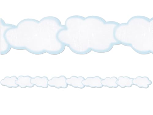 Teacher Created Resources Clouds Die-Cut Border Trim (TCR9240)