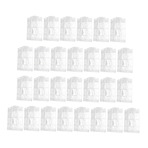 100pcs Dry Clean Hanging Bag Wear Resistant Garment Pouch for Clothing Storage for Laundry and Clothing Stores