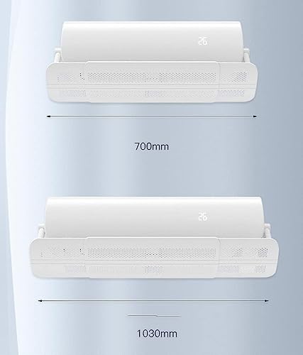 Déflecteur de climatiseur mural anti-souffle direct avec design perforé