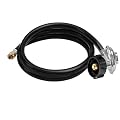 MOASKER 3/8" Female Flare Nut 4FT QCC1 Low Pressure Propane Regulator and Hose Universal Gas Grill Regulator Replacement Parts for Napoleon S85001 Weber Most LP Grill,Patio Heater and Fire Pit Table