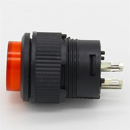 Interruptor de boton autoblocante con LED ON-OFF de 16mm de alta visibilidad 5