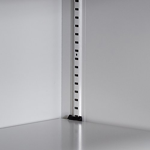 Image of HON Brigade Metal Bookcase - Bookcase with Six Shelves, 34-1 /2w by 12-5 /8d by 81-1 /8h, Light Gray (HS82ABC)