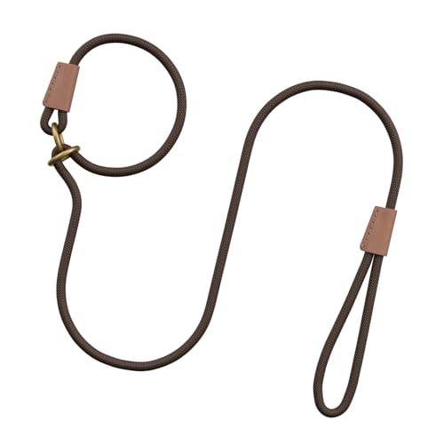 Qianruida Guinzaglio 150cm Formazione Addestramento per cane - Marrone Scuro