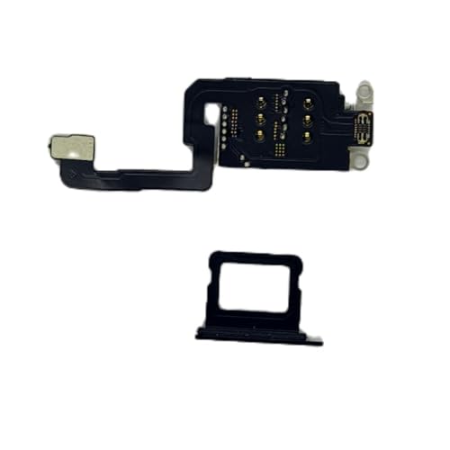 Lecteur double SIM iPhone 16 noir avec rack de remplacement pour carte nano - 2