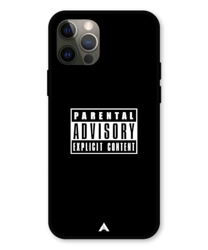 Image of Premium Explicit Case for iPhone 12 Pro Soft-Touch Metal TPU Back Cover, Shockproof, Designer, Aesthetic Mobile Phone Case (Glossy Finish)
