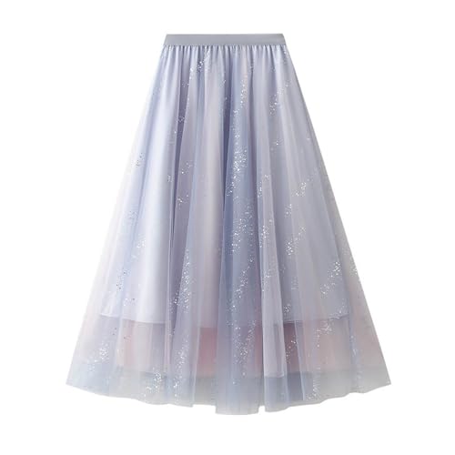 Jupe tulle femme à taille haute élastique pour affiner la silhouette