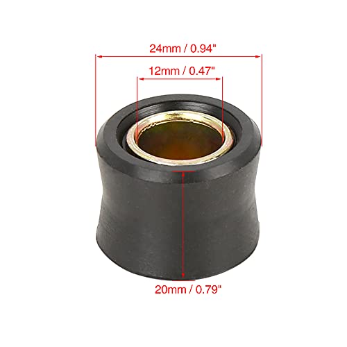 F FIERCE CYCLE 5 Stück Motorrad Stoßdämpfer Hinten Gummiring Buchse 12mm