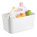 mDesign Baby and Toddler Closet or Nursery Organizer Caddy - White