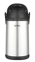 THERMOcafe by Thermos Stainless Steel Vacuum Insulated Pump Pot, 2.5L, Stainless Steel, P3025AUS