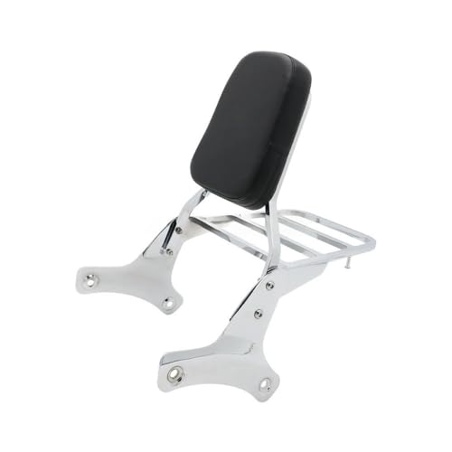 Dossier passager moto et support bagage alu pour VT750 VT400 1997