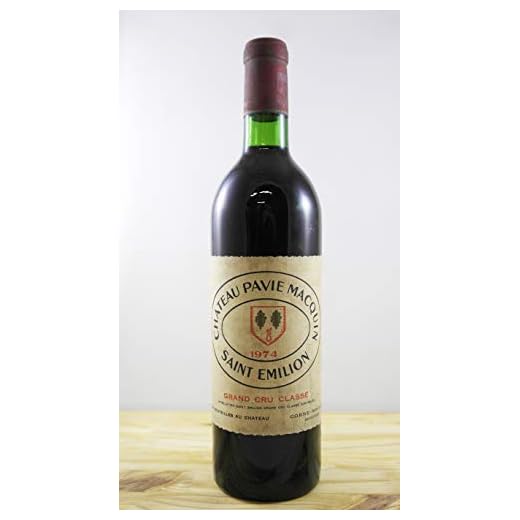 Wein Jahrgang 1974 Château Pavie Macquin Flasche