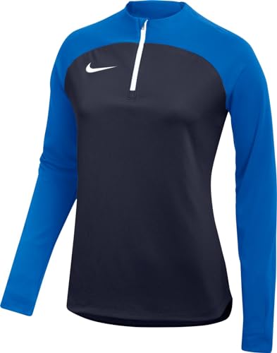 Nike Dril Top Mujer Sudadera Deportiva de Entrenamiento Negra para Fútbol y Fitness