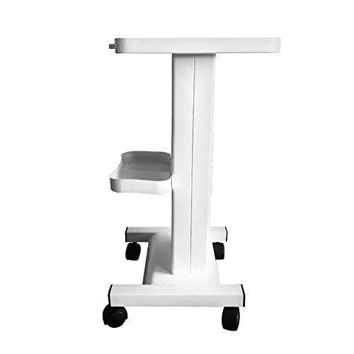 SHIOUCY Carrello da salone con presa di corrente, supporto per ruota di bellezza, carrello per cosmetici, beauty salon, carrello medico