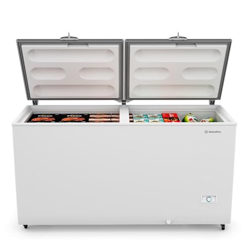 Freezer Horizontal Inverter Metalfrio 543 Litros Dupla Ação Da550if Tech Bivolt