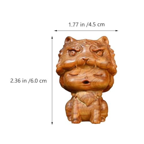 Beavorty 木製のデスクトップガールオーナメント 精巧な彫刻 美しい合成素材使用 实用性 繊細な仕上げが特徴 可愛い女の子置物 [2]