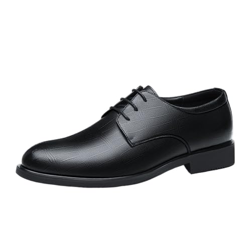 Dress for Men Calfskin Leather Prom Prom Wedding Block Heel Casual Shoe Wingtip Classic Lace Up