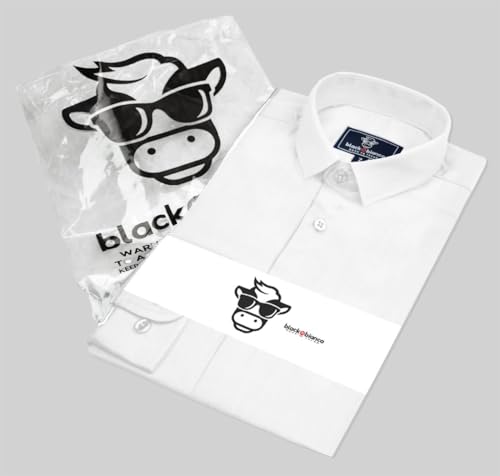 Black n Bianco Boys' Signature Sateen Long Sleeve Dress Shirt4