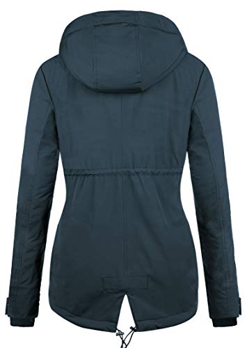 NUTEXROL Women's Winter Thicken Hooded Sherpa Lined Parka Military Anorak Jacket Warm Short Cotton Coats for Women2