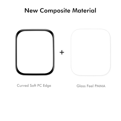 Image of Glaxx Scratch Proof Screen Protector for Redmi Watch Move Full Screen Protector with Easy Installation Kit (Blsck)