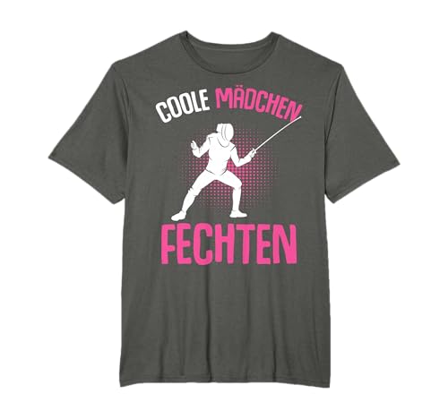Coole Mädchen Fechten Kinder T-Shirt