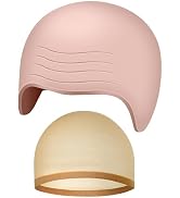 NACHLYNN 2/4/6/ Pcs Halloween Bald Cap for Adult Makeup Latex Bald Caps Nylon Bald Wig Cap Costum...