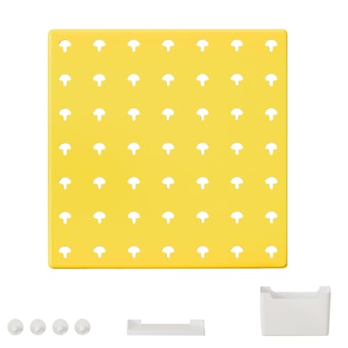 Elegante organizzazione: migliora la tua scrivania con il nostro scaffale forato. Lavorato per organizzare il tuo lavoro in modo divertente e creativo e allo stesso tempo aggiungere un tocco visivamente sbalorditivo. Con la sua capacità di organizzare e memorizzare una varietà di oggetti, è la soluzione perfetta per uno spazio unico ed elegante e sconsiderato.