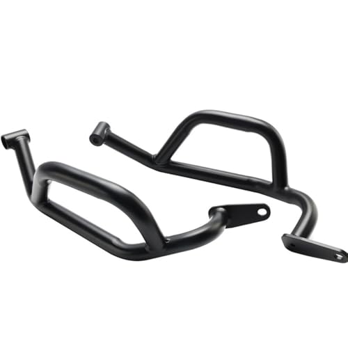 Barre pare-choc moto pour 450MT 2024 - Cage de protection cascade noire avec plaque