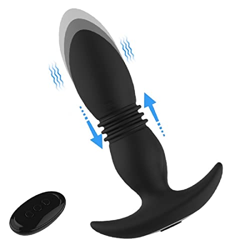 Masseur portable Prostàté Ｍàsséur Vîbrante Homme Stimulateur Silicone Vibrations de Stretch Bùtt Plùg Ànâlé Fémmé Hómmé 7 Modes Plug Vîbrante Imperméable Cover