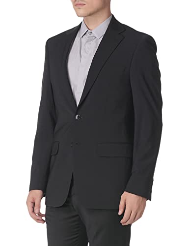 Calvin Klein Men's Slim Fit Suit Separates, Solid Black, 36 Regular(Jackets) #TOP1