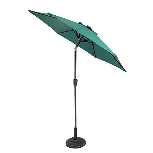 Parasol exterior para evitar el calor del sol en terrazas con botón basculante