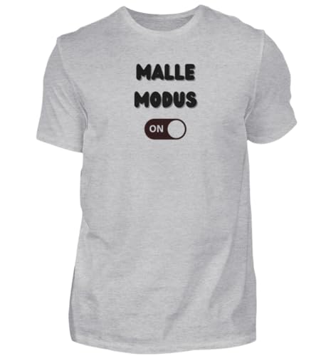 T-shirt Mallorca Malle Modus ON gris XXL, le cadeau idéal pour un EVG inoubliable