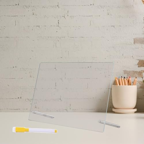 Tableau blanc pour bureau transparent idéal pour organiser le télétravail - 4