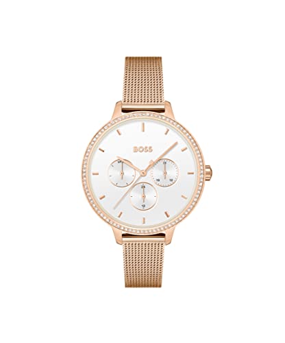 Montre analogique Hugo Boss femme quartz or rose 1502663