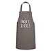 Spreadshirt® T'Inquiète Je Gère Souriant Tablier, gris