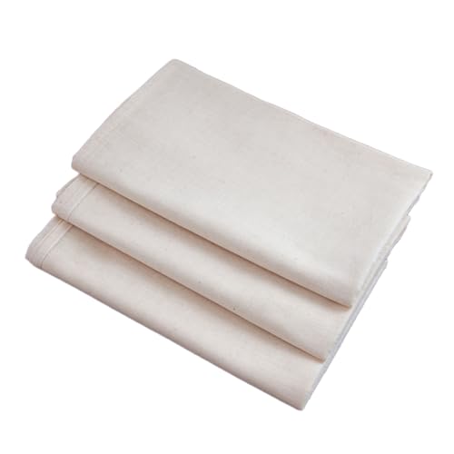 ERINGOGO 2 piezas Paño Filtro de Algodón Puro Muselina Fina Reutilizable para Colar Jugos Cítricos y Líquidos Resistente Altas Temperaturas Ecológico y Duradero para Cocina y Elaboración