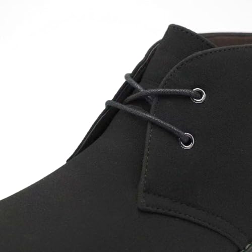 Image of Finishing & Sewing Men's Classic Dress Casual Chukka Boots Lace Up Desert Ankle Boots