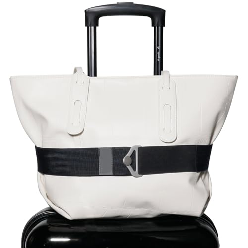 TOOVREN-2-in-1-Travel-Belt-for-Luggage-Straps-Add-a-Bag-Bungees-Luggage-Strap-Over-Handle-Suitcases-Belt-for-Carry-On-Bag-Elastic-Belt-Adjustable-Suitcase-Strap-Airport-Travel-Accessories-Black TOOVREN 2-in-1 Travel Belt for Luggage Straps Add a Bag Bungees Luggage Strap Over Handle Suitcases Belt for Carry On Bag Elastic Belt Adjustable Suitcase Strap Airport Travel Accessories Black - Image 1