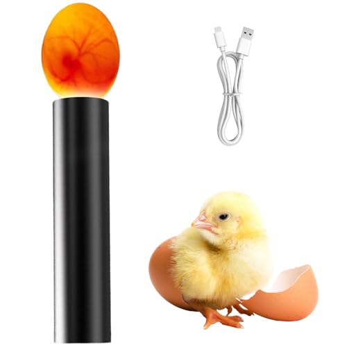 【Ampiamente applicabile Lampada a LED per Speratura Uova】Adatta a vari tipi di uova, tra cui uova da cova, uova di anatra e uova di quaglia. Ideale per principianti, studenti di biologia e schiuditori professionisti.