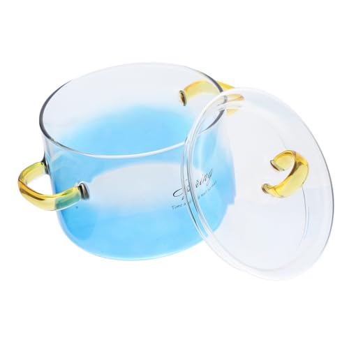 BESTOYARD Pentola Stufato con Pentola per Versatile Borosilicato per Stufati e Induzione Design e Outdoor