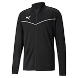 PUMA teamRISE Poly Trainingsjacke Herren schwarz/weiß, L