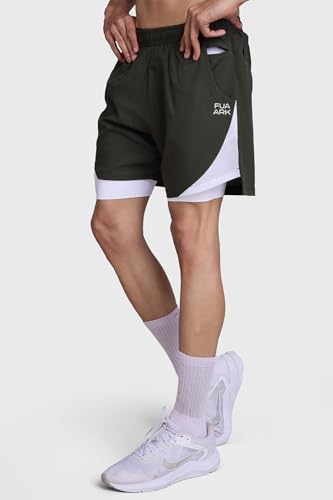 Image of FUAARK 2 in 1 Compression Shorts for Men for Gym, Sports, Running & Cycling Activities with Pocket